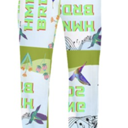 HMNG BRDS - Women's Logo Velvet Drawstring Pants