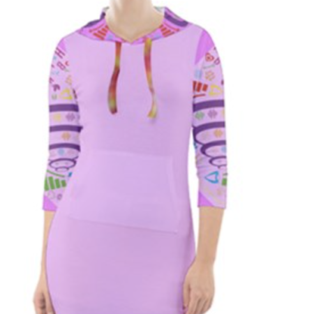 HMNG BRDS Women's Password Hoodie Dress -  w/Pocket