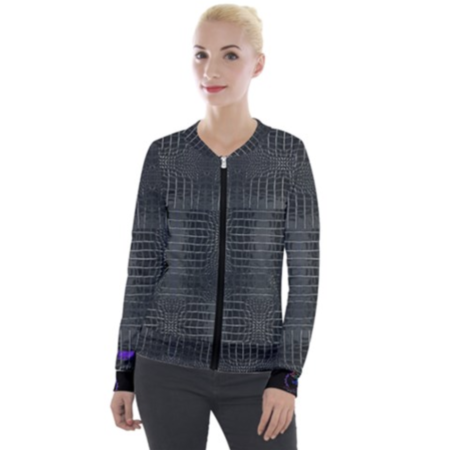 HMNG BRDS Microraptor Women's Velvet Jacket - Black