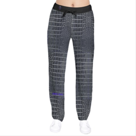 HMNG BRDS Microraptor Women's Velvet Drawstring Pants - Black