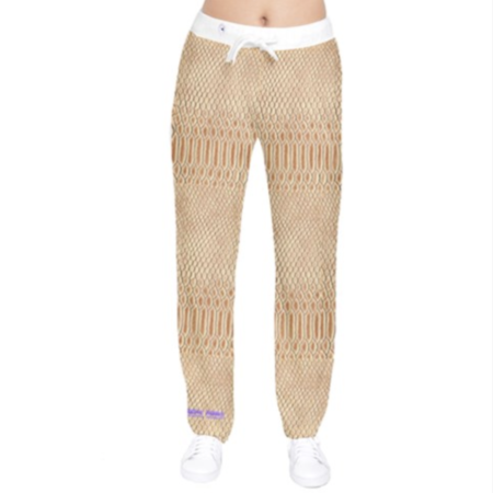 HMNG BRDS Microraptor Women's Velvet Drawstring Pants - Sand