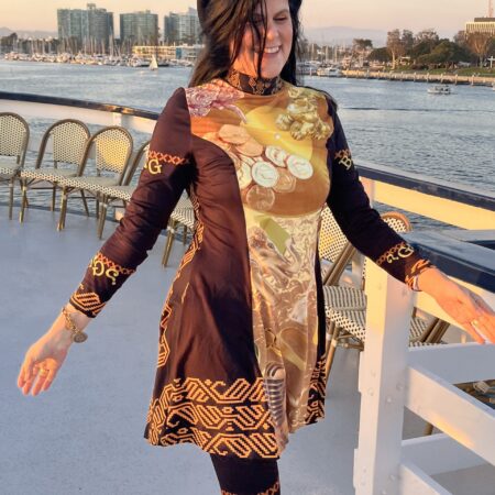 HMNG BRDS Gone 'N' Golden Dress