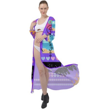 ADT Top Maxi Chiffon Beach Wrap