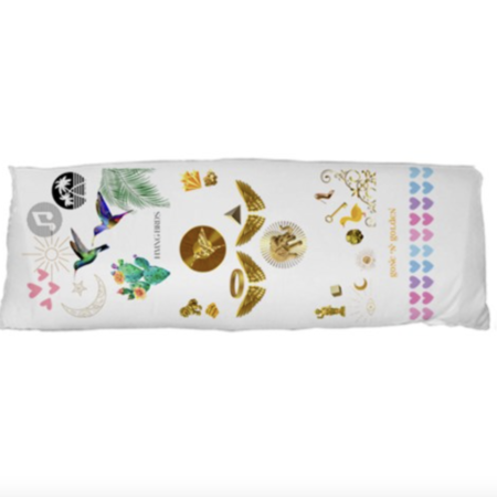 HMNG BRDS G'N'G Body Pillow - White