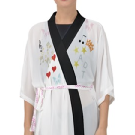 ADT Women's Five Past Nine Robe - White  - Large
