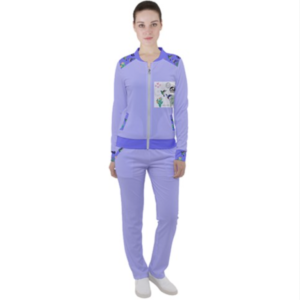 HMNG BRDS Women's Tropical Casual Jacket and Pants Set - Lavender