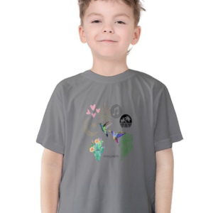 HMNG BRDS Tropical Logo Kids T-Shirt